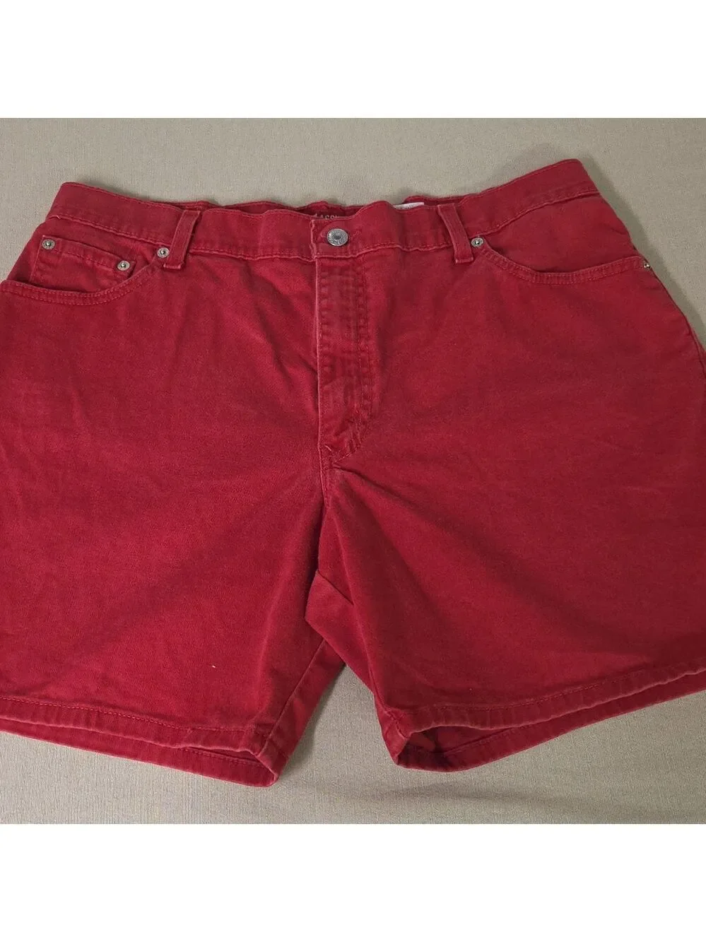 Levi's Y2k Red Shorts SZ 16 - Picture 3 of 5